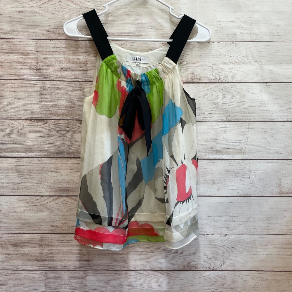 TIBI NEW YORK TOP IN‎ 100% SILK